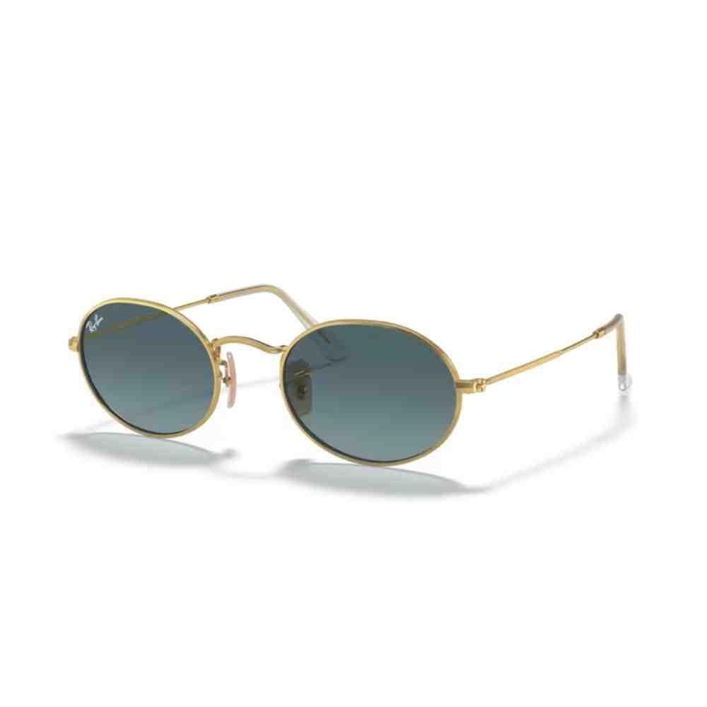 Óculos de Sol Ray Ban Oval Dourado 0RB3547 001/3M51