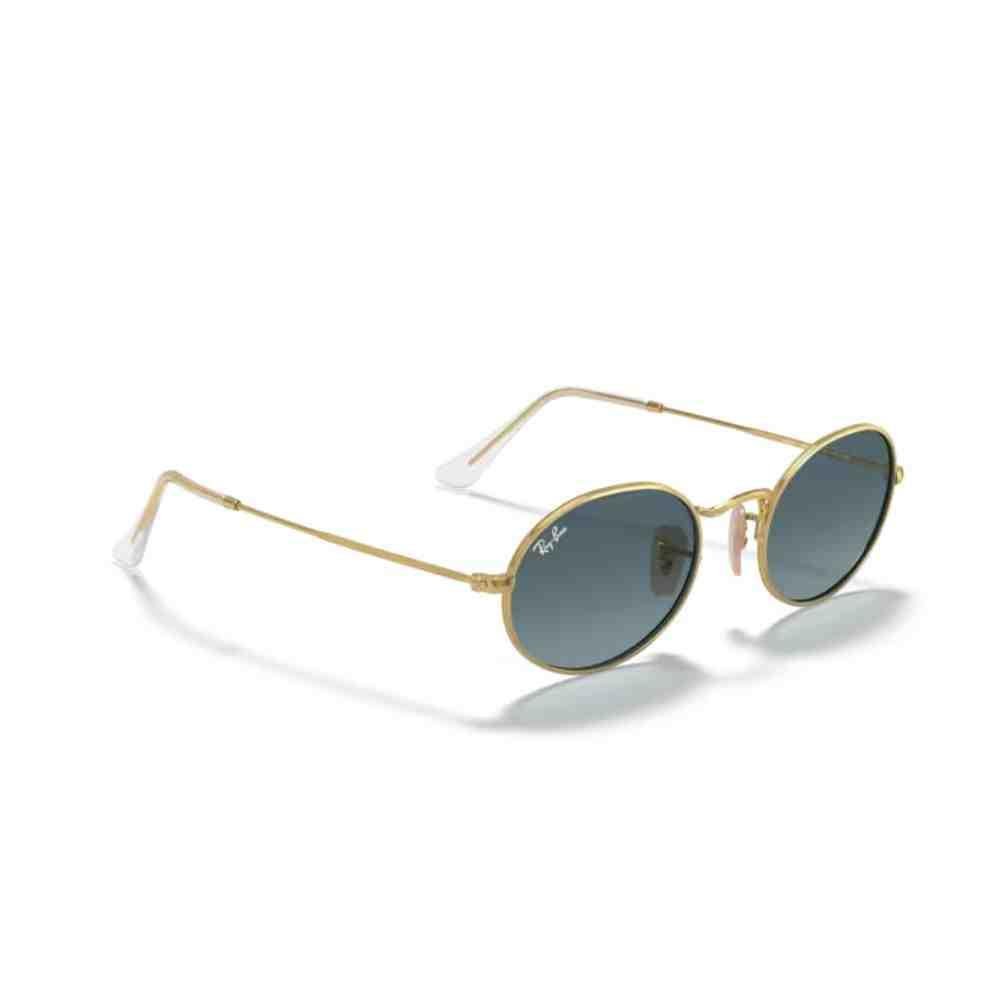 Óculos de Sol Ray Ban Oval Dourado 0RB3547 001/3M51 Dourado 4