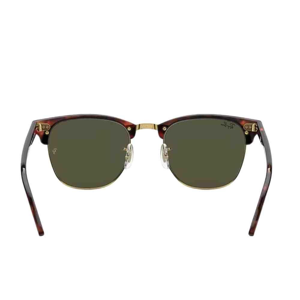 Óculos de Sol Ray-Ban Clubmaster Tartaruga 0RB3016 W0366 51 Marrom 4