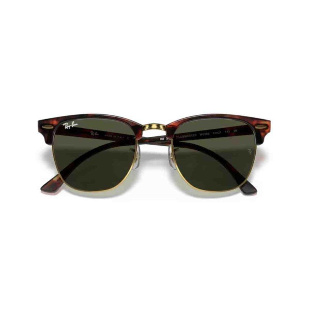 Óculos de Sol Ray-Ban Clubmaster Tartaruga 0RB3016 W0366 51 Marrom 5