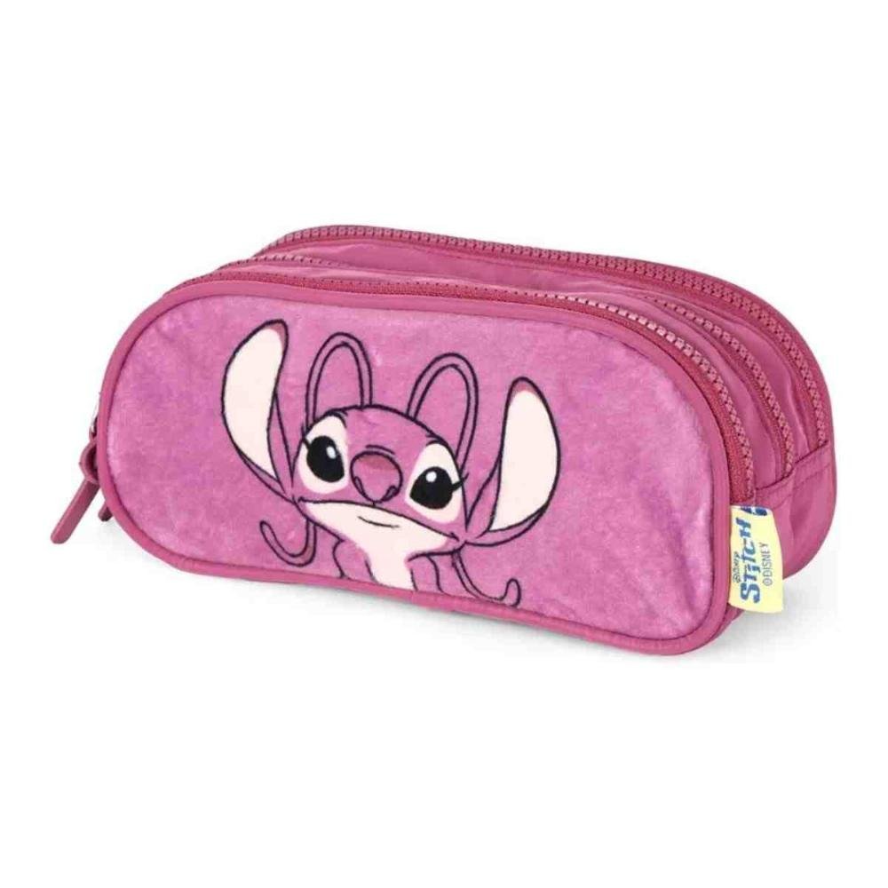 Estojo Escolar Luxcel Stitch & Angel Roxo ET50064SC2800UN Rosa 2