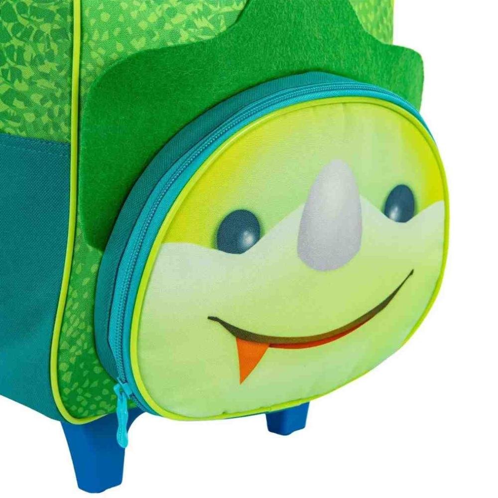 Kit Mochilete 2 em 1 com Lacheira e Acessórios Sestini Dino Verde 066122-00 Verde 8