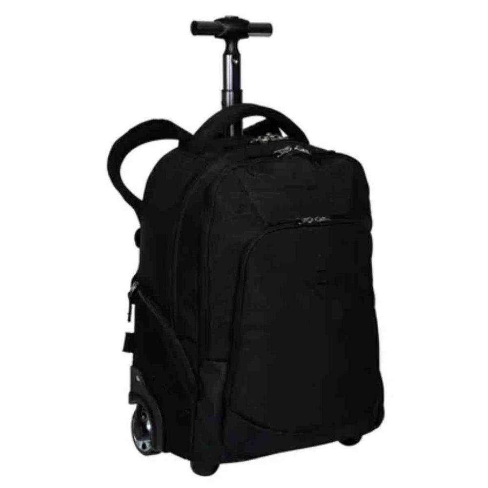 Mochila Carrinho Grande Sestini Rolling Crinkle Preta 075710-01 Preto 2