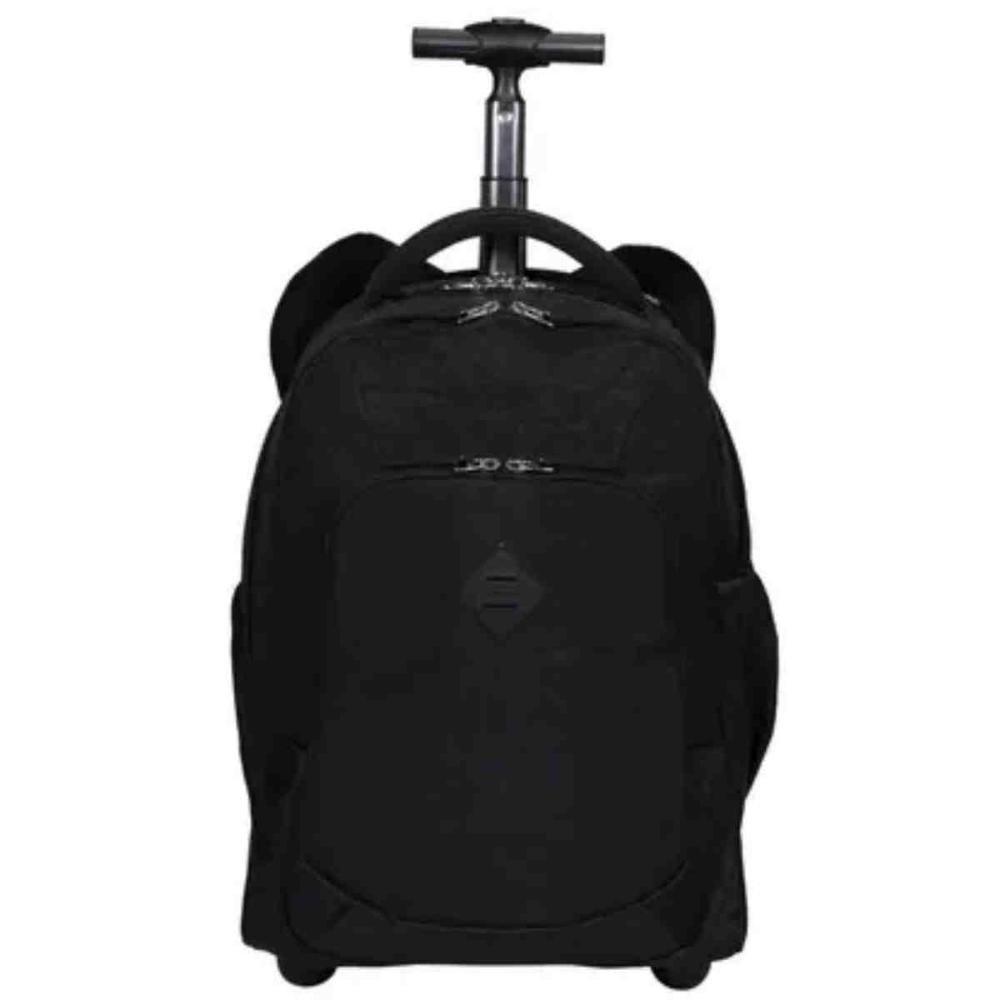 Mochila Carrinho Grande Sestini Rolling Crinkle Preta 075710-01 Preto 3