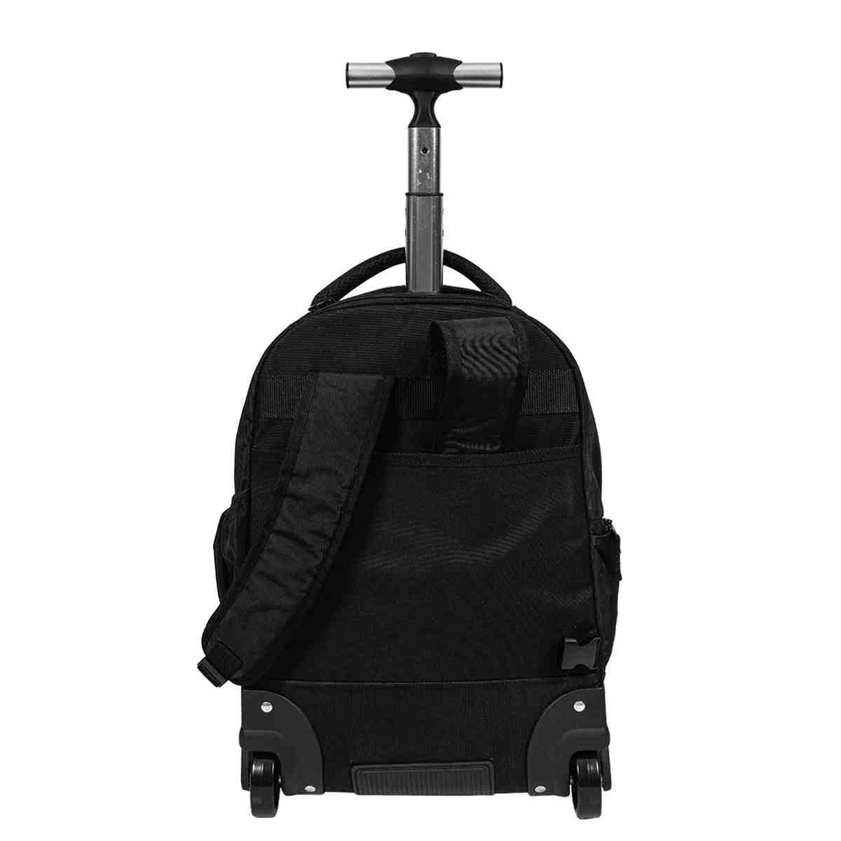 Mochila Carrinho Grande Sestini Rolling Crinkle Preta 075710-01 Preto 4