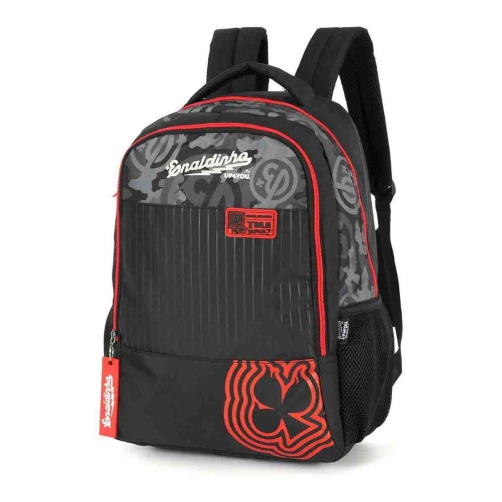 Mochila Escolar UP4YOU Enaldinho Preta MS49451UP0600UN Preto 3