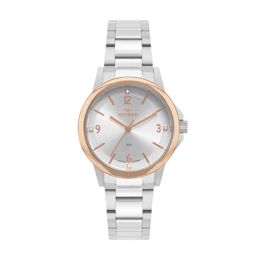  Relógio Technos Boutique Prata Feminino 2035MXL/1K