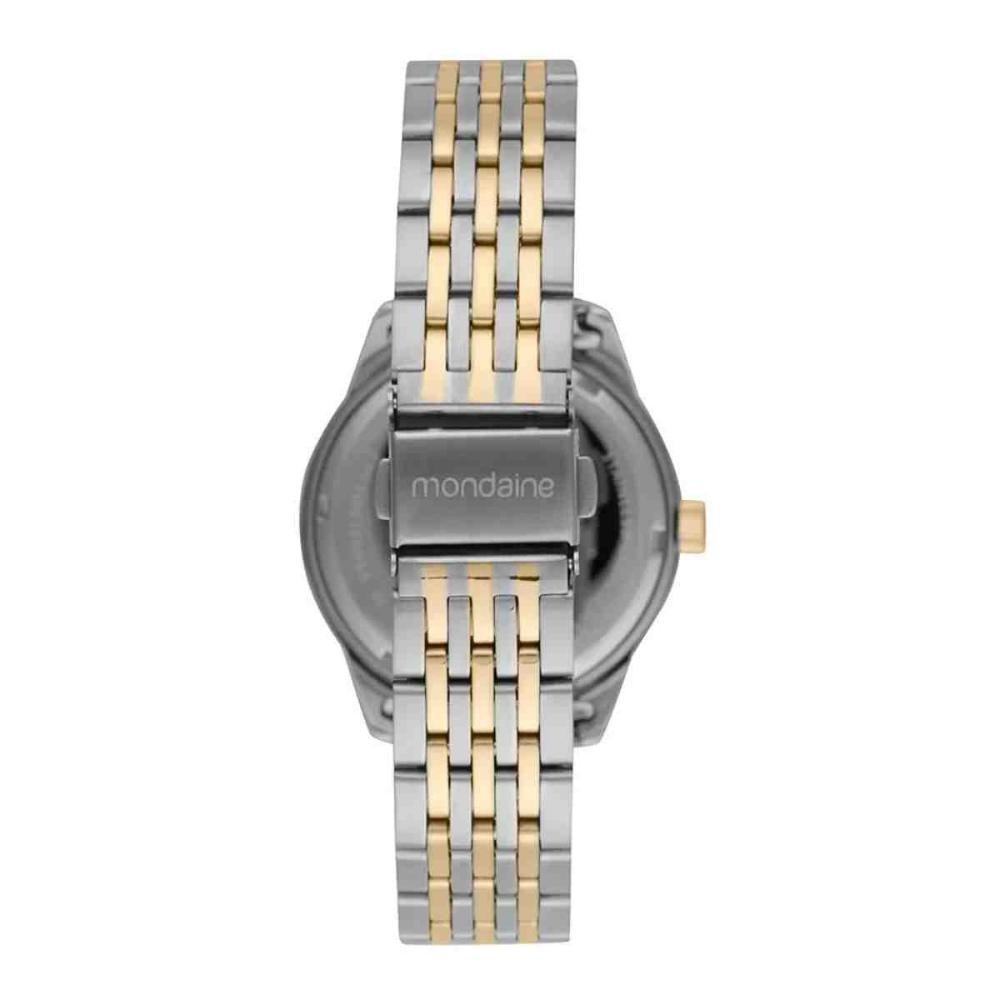 Kit Relógio + Pulseira Mondaine Bicolor Feminino 99802LPMKBE3K1 Bicolor 4
