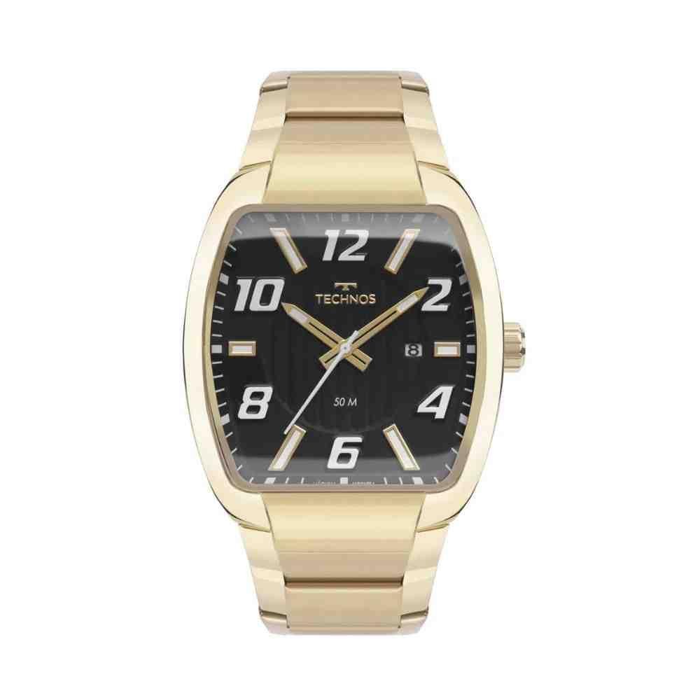 Relógio Dourado Masculino Technos Skymaster 2115NCO/1P
