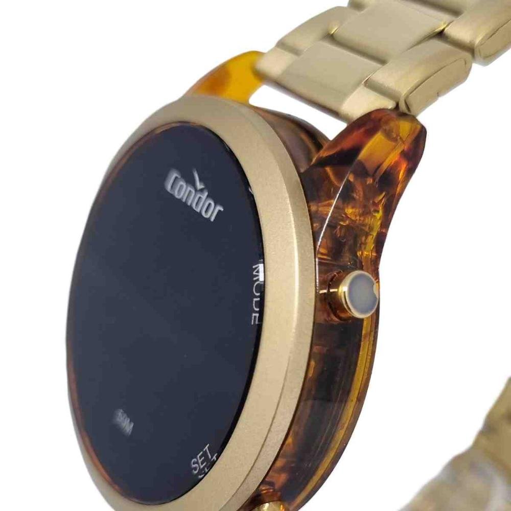 Relógio Condor Digital LED Dourado Feminino COJHS31BAI/8S-2 Dourado 3