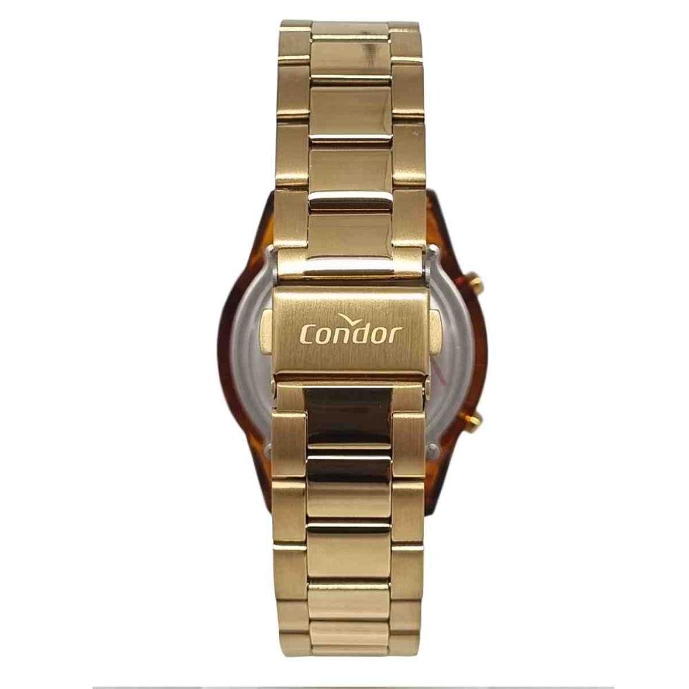 Relógio Condor Digital LED Dourado Feminino COJHS31BAI/8S-2 Dourado 4