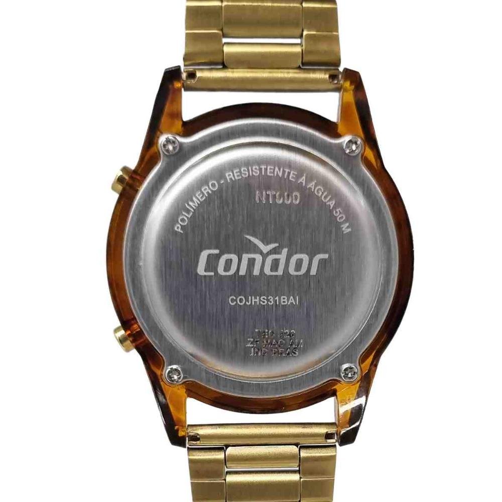 Relógio Condor Digital LED Dourado Feminino COJHS31BAI/8S-2 Dourado 5