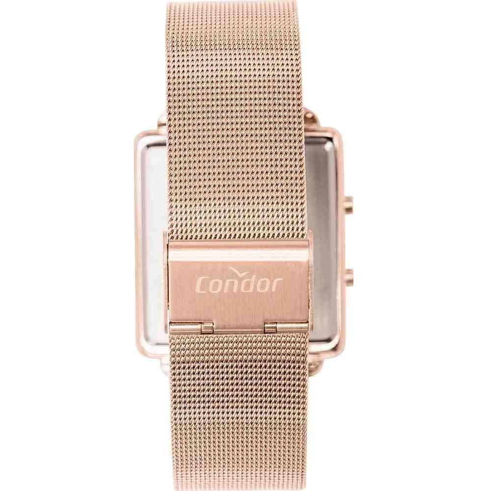 Relógio Condor Digital Led Rose Feminino COMD1202AGS/4J Dourado 3