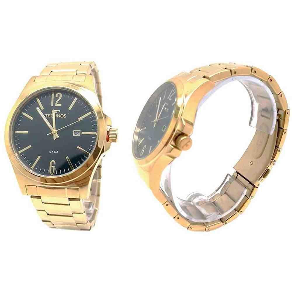 Relógio Technos Executive Dourado Masculino  2115LAN/4P  Dourado 3