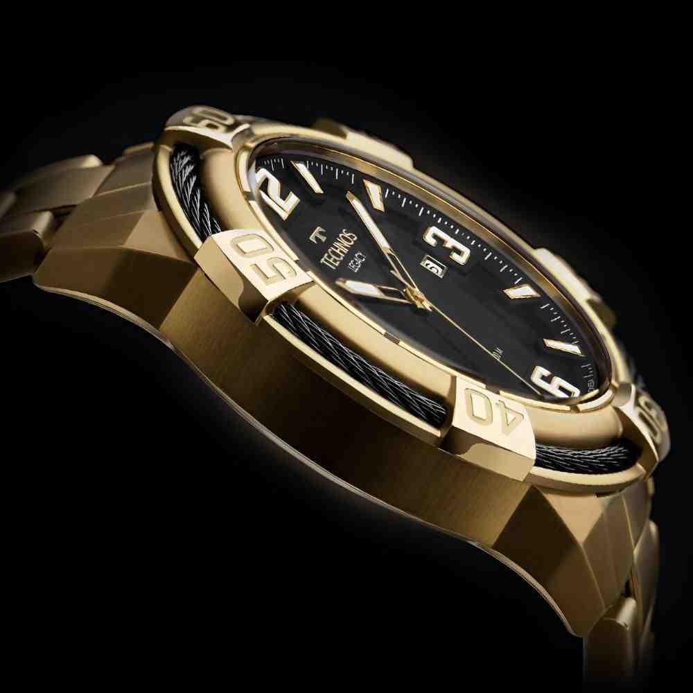Relógio Dourado Masculino Technos Legacy 2317AD/1P Dourado 2