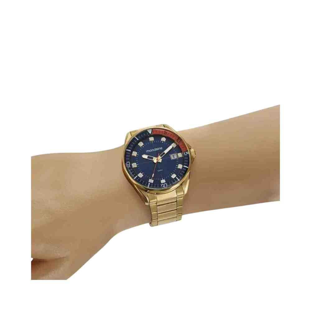 Relógio Mondaine Dourado Masculino 32440GPMVDE1 Dourado 3