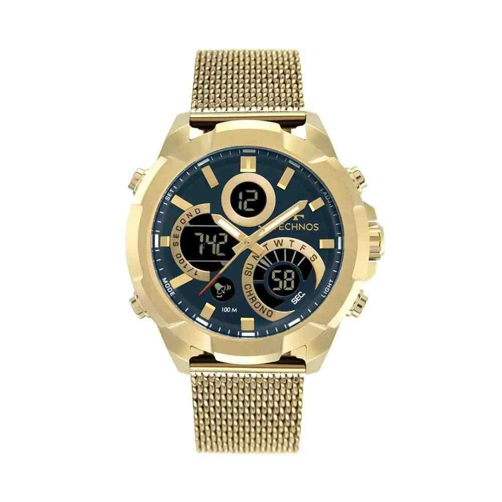 Relógio Technos Digitech Dourado Masculino W23721AAE/1A