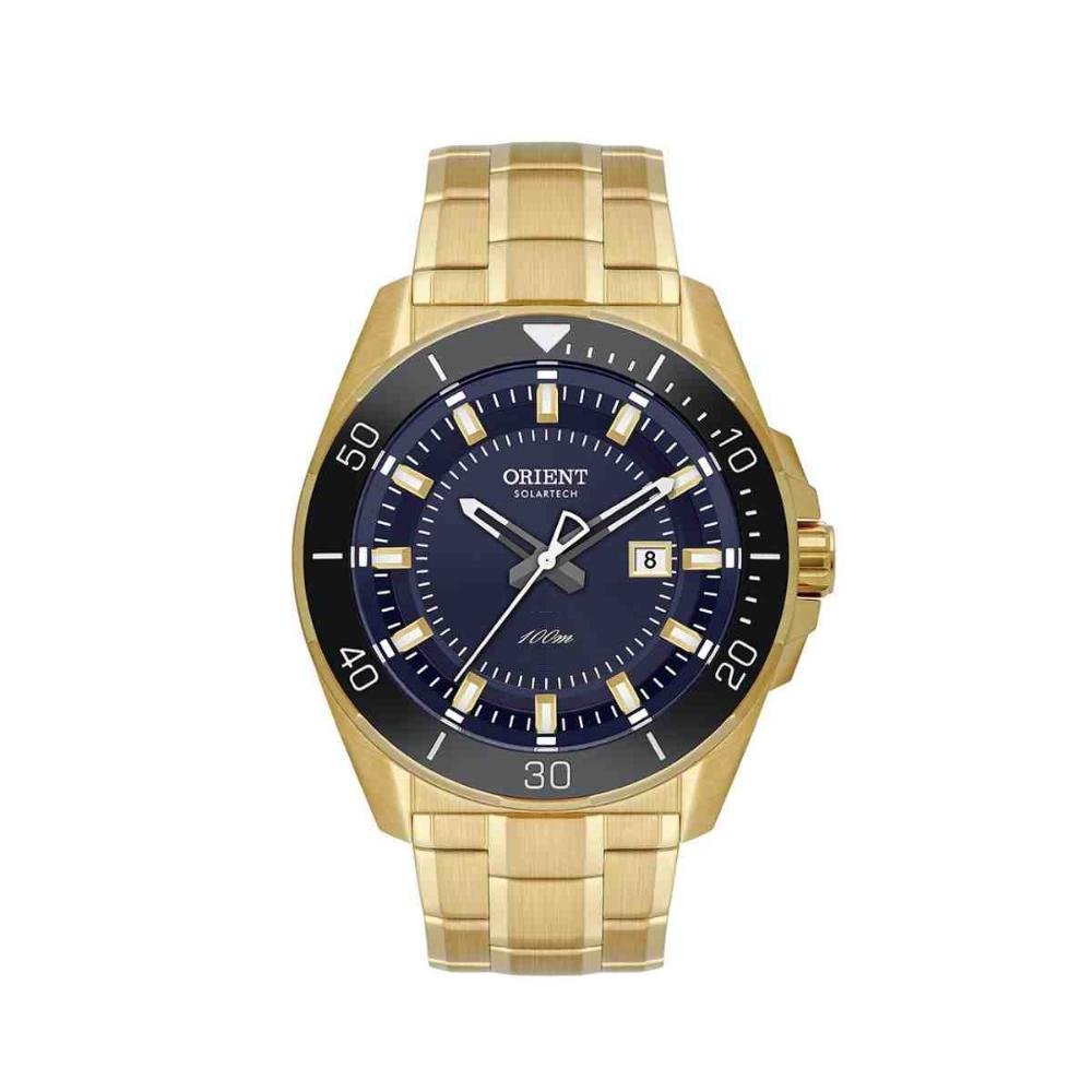 Relógio Orient Solartech Dourado Masculino MGSS1290 D1KX 