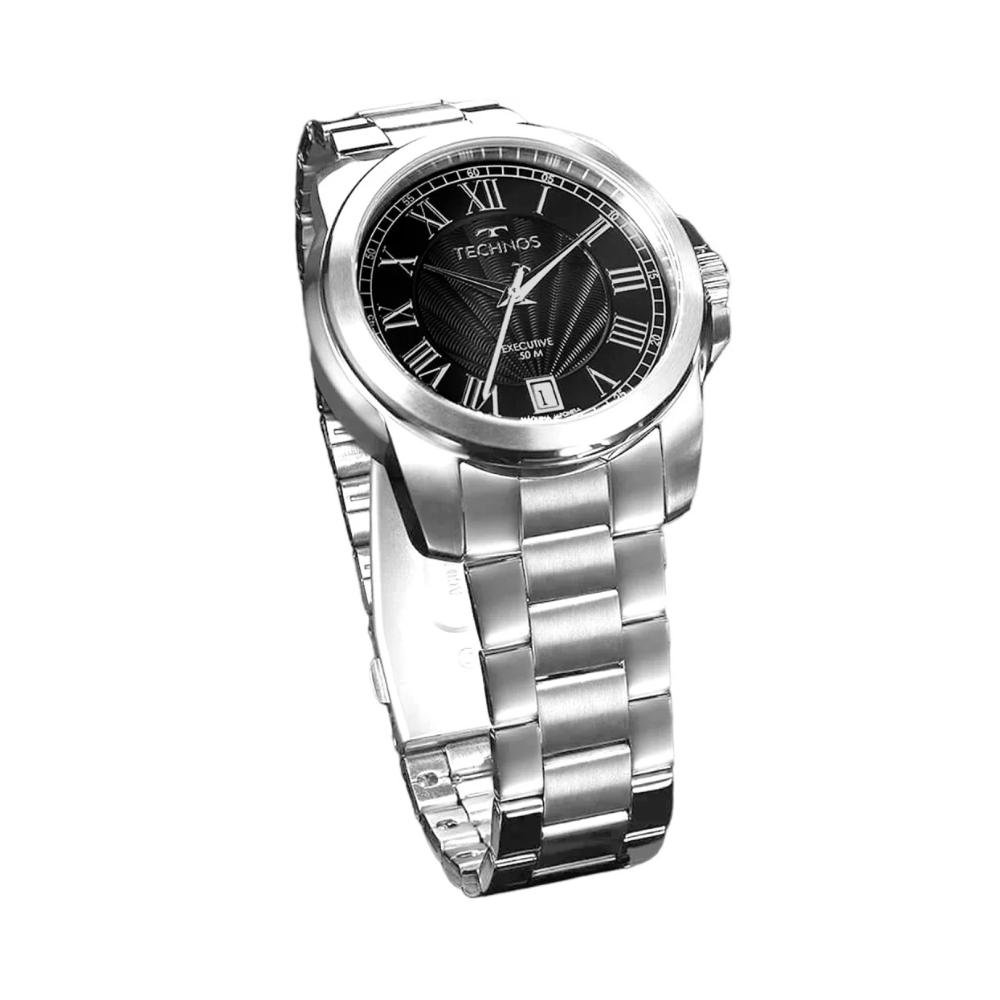 Relógio Technos Executive Prata Masculino 2417AB/1P Prata 2