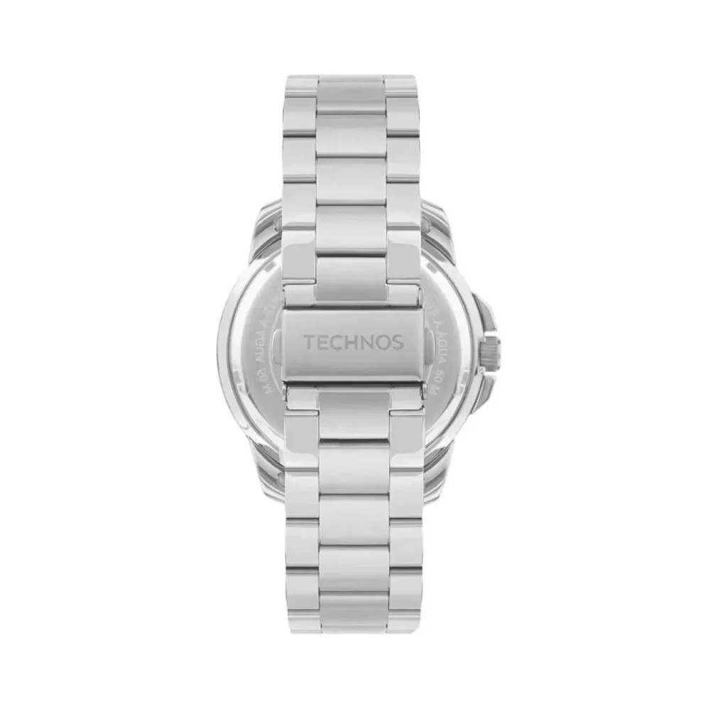 Relógio Technos Executive Prata Masculino 2417AB/1P Prata 4