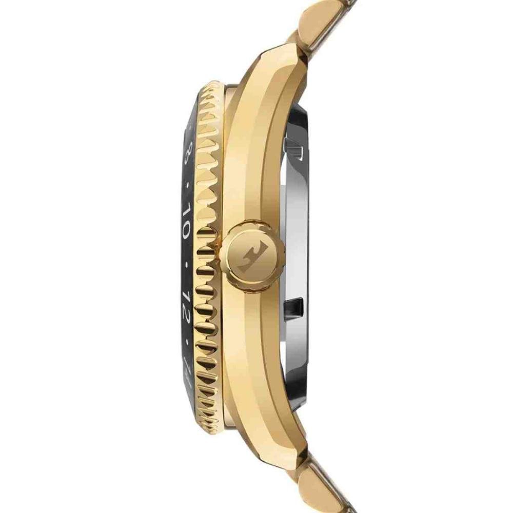 Relógio Technos Automático GMT Troca Pulseira Dourado Masculino NH34AB/T1P Dourado 2