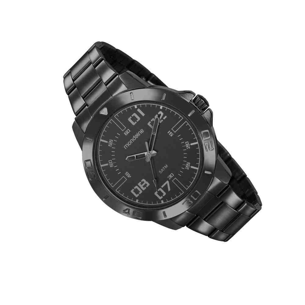 Relógio Mondaine Casual Preto Masculino 99406GPMVPE2 Preto 2
