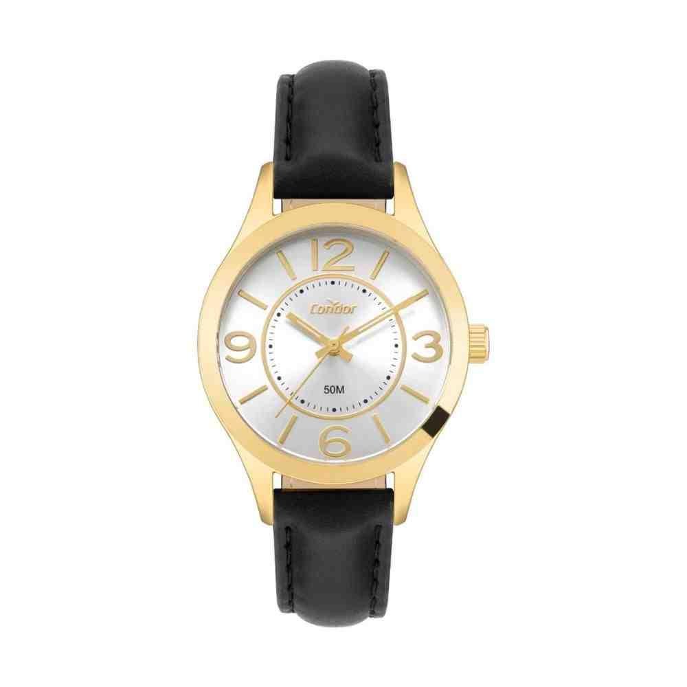 Relógio Condor Preto/Dourado Feminino CO2035NLF/5P
