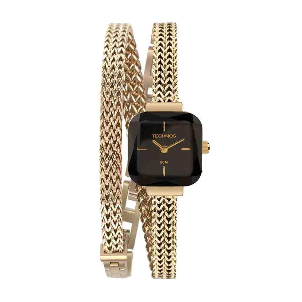 Relógio Mini Technos Dourado Feminino 5Y20LX/1P