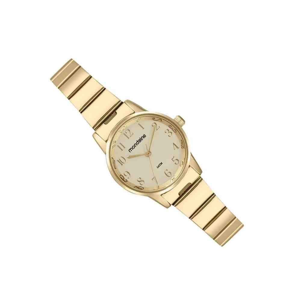 Relógio Mondaine Clássico Dourado Feminino 32693LPMVDE1 Dourado 2