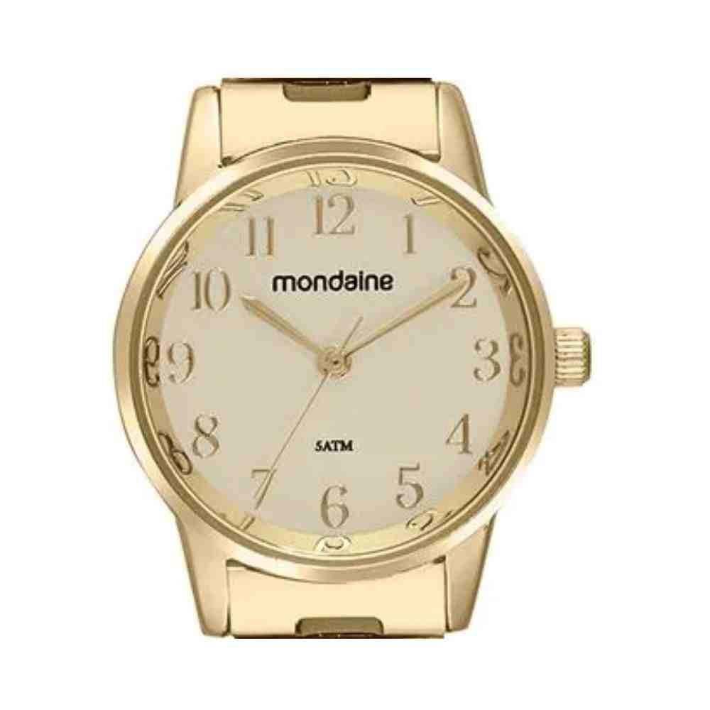 Relógio Mondaine Clássico Dourado Feminino 32693LPMVDE1 Dourado 5