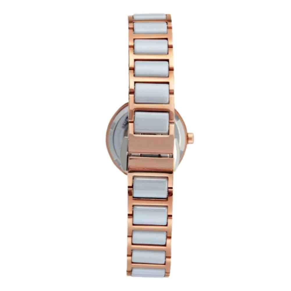 Relógio Seculus Branco e Rose Feminino 77238LPSVRQ2 Branco/Bronze 3