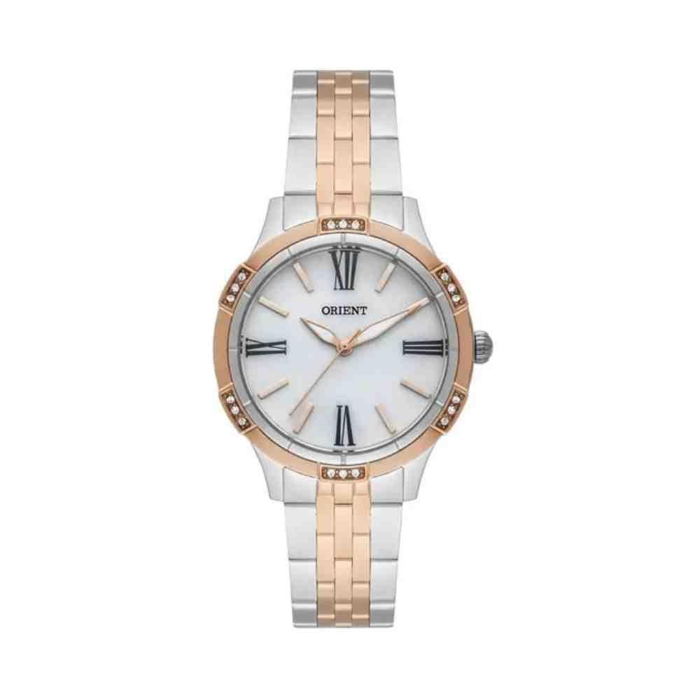Relógio Orient Eternal Prata/Rose Feminino FTSS0112 B3SR