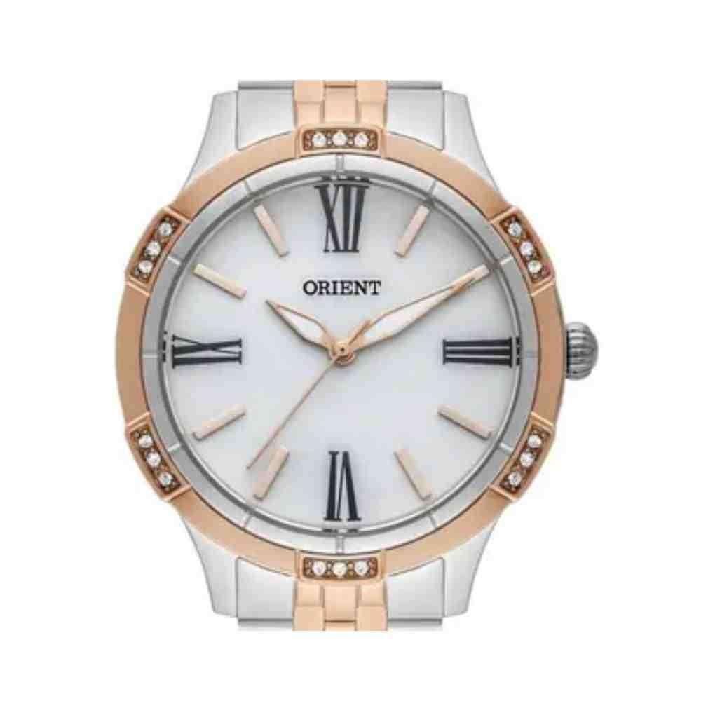 Relógio Orient Eternal Prata/Rose Feminino FTSS0112 B3SR Dourado/Prata 3