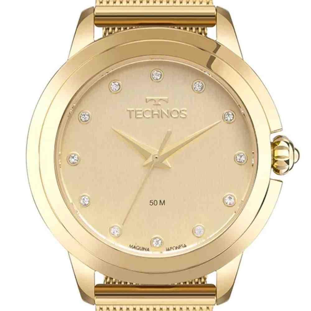Relógio Technos Dourado Feminino 2036MTP/1D Dourado 3