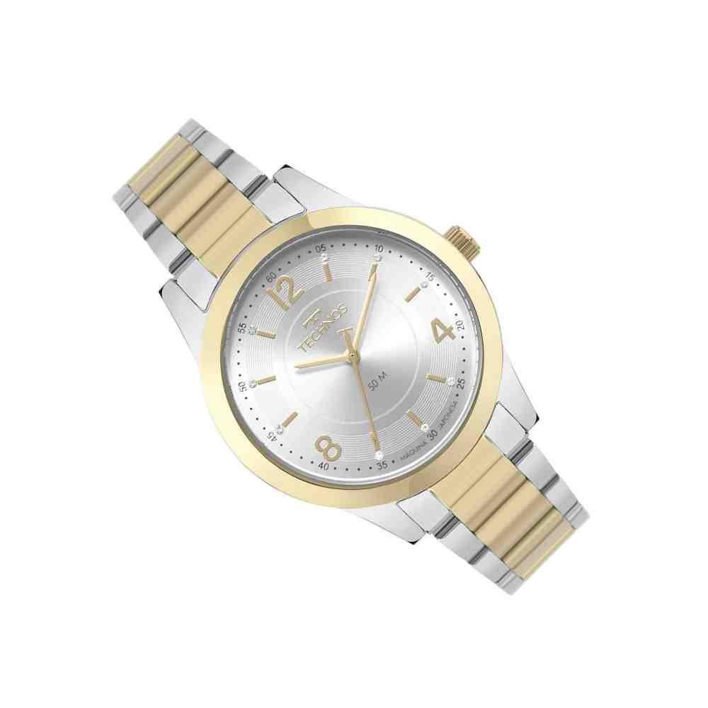 Relógio Technos Dress Prata/Dourado Feminino 2035MZZ/1K Prata/Dourado 2