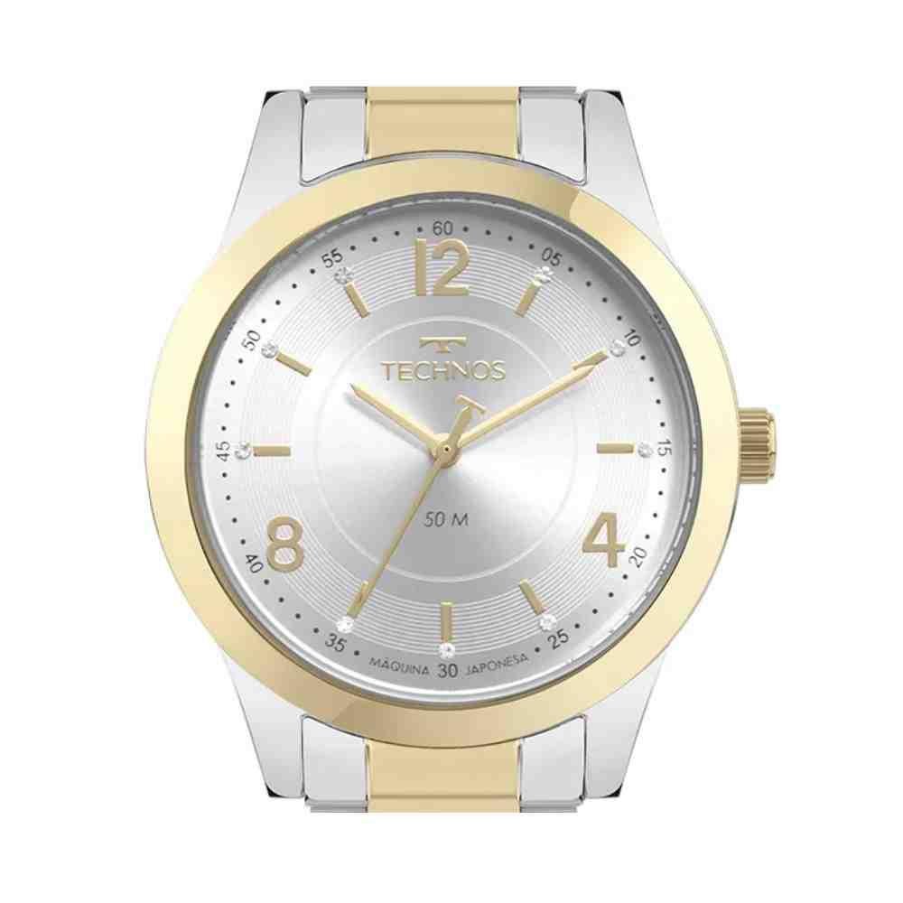 Relógio Technos Dress Prata/Dourado Feminino 2035MZZ/1K Prata/Dourado 3