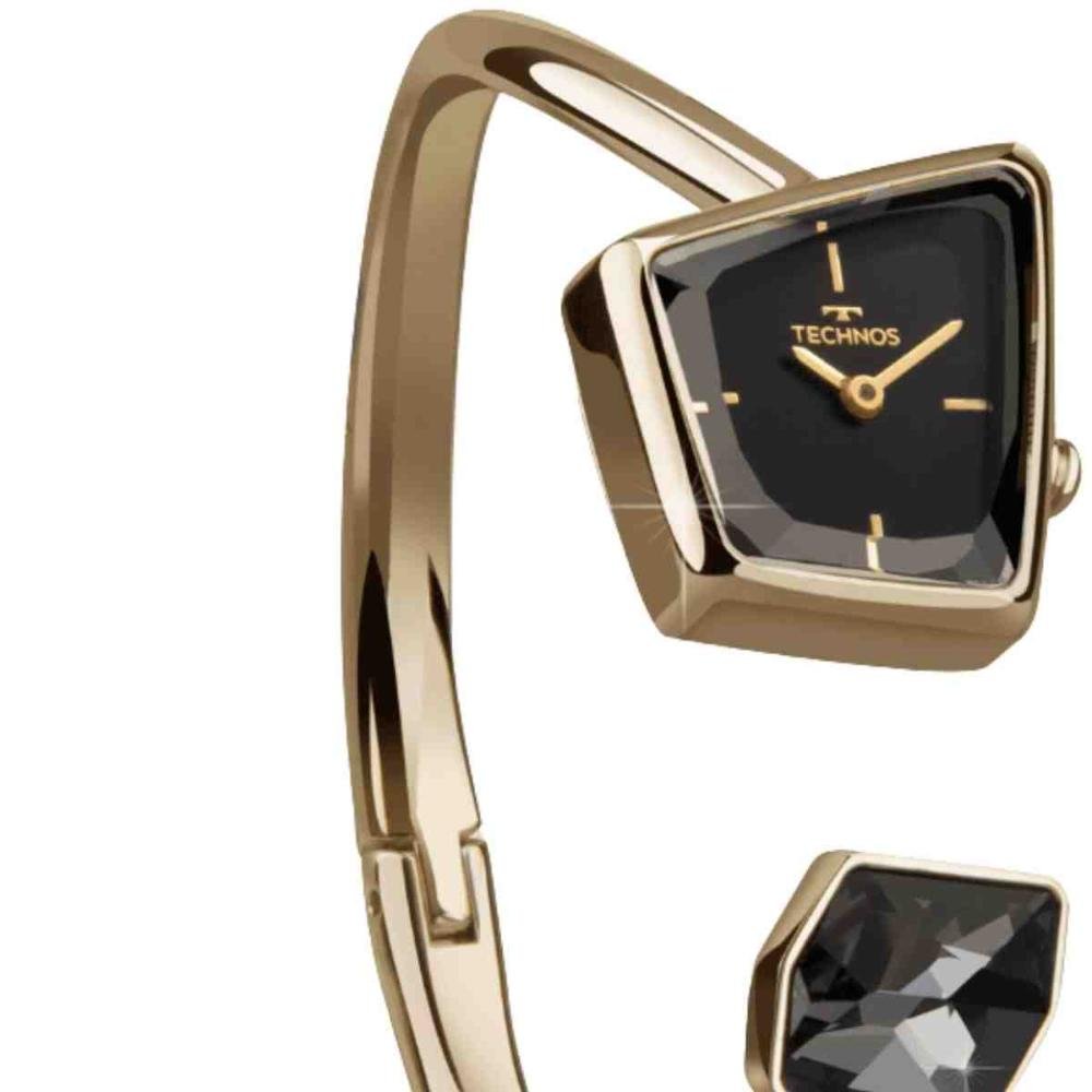Relógio Technos Crystal Dourado Feminino VX10AA/1P Dourado 3