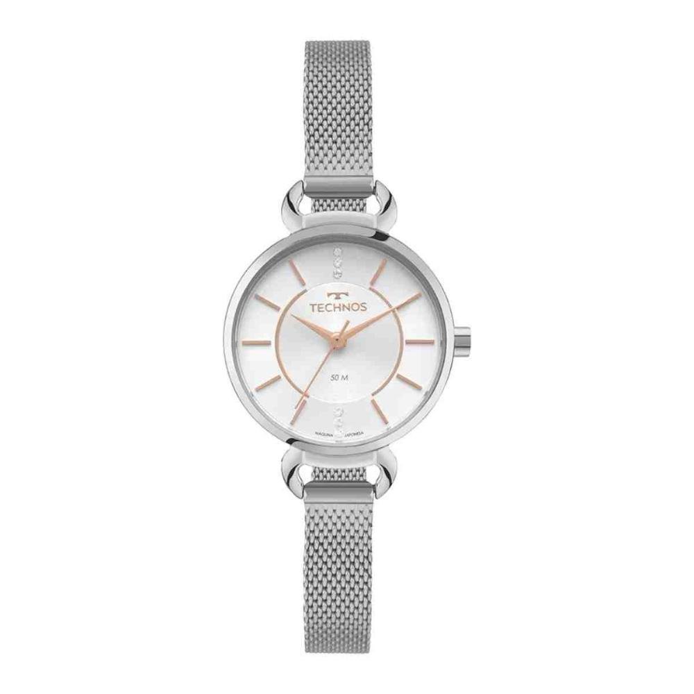 Relógio Technos Mini Prata Feminino 2035NBP/1K