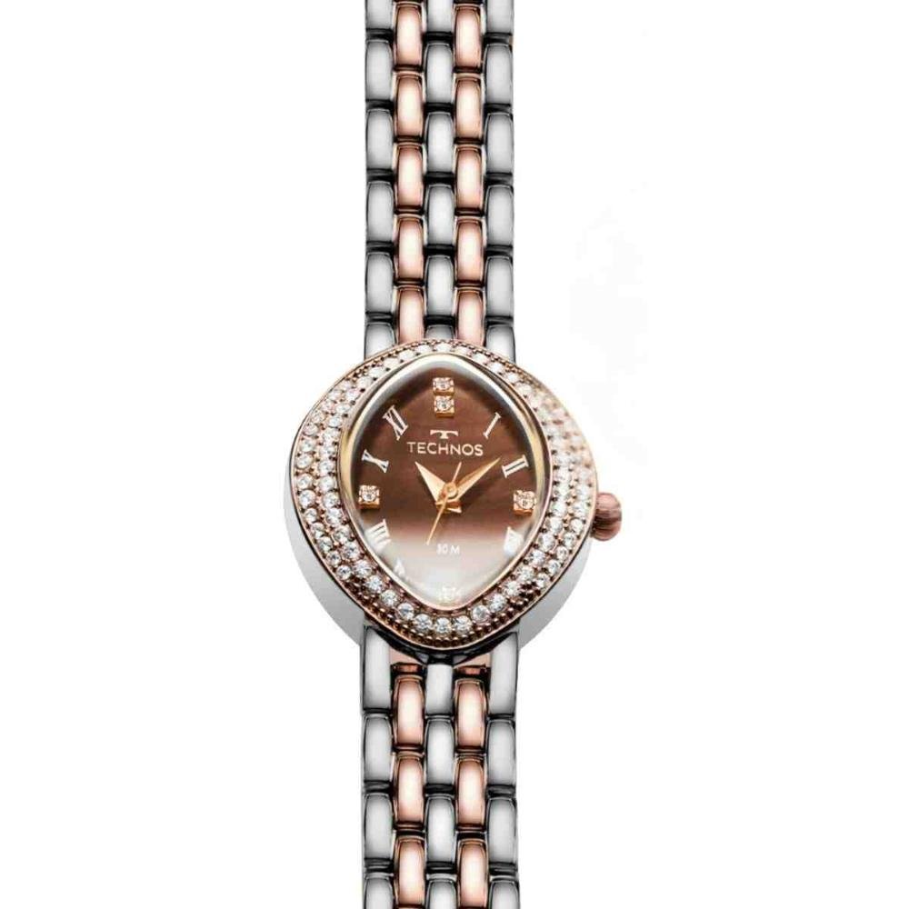 Relógio Technos Mini Joia Bicolor Feminino 2035NBM/1M Prata/Dourado 5
