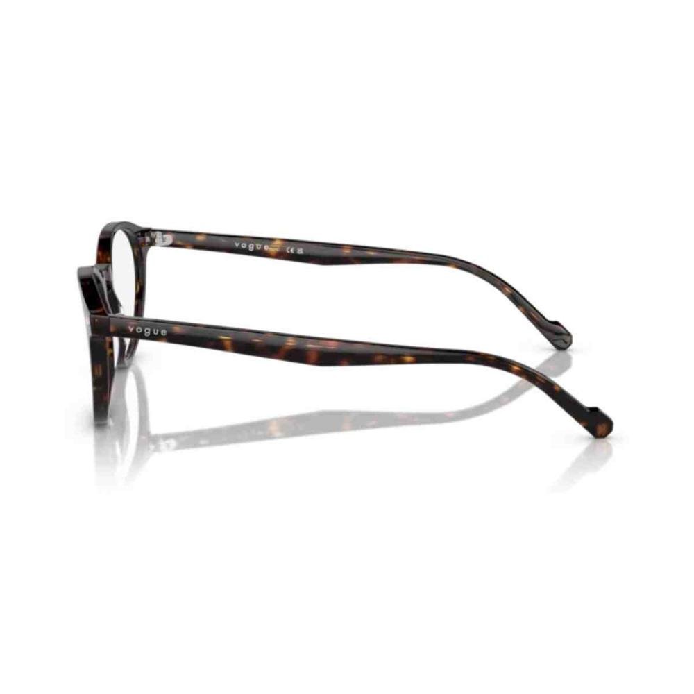 Armação de Grau Vogue Havana-Escuro Masculino 0VO5326 Marrom 3