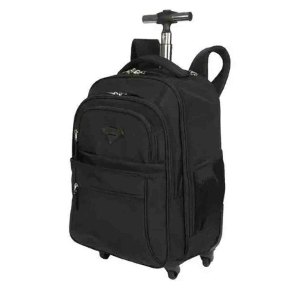 Mochila Carrinho 4 Rodas Sestini Rolling Crinkle 2 em 1 Preta 075498-01 Preto 2