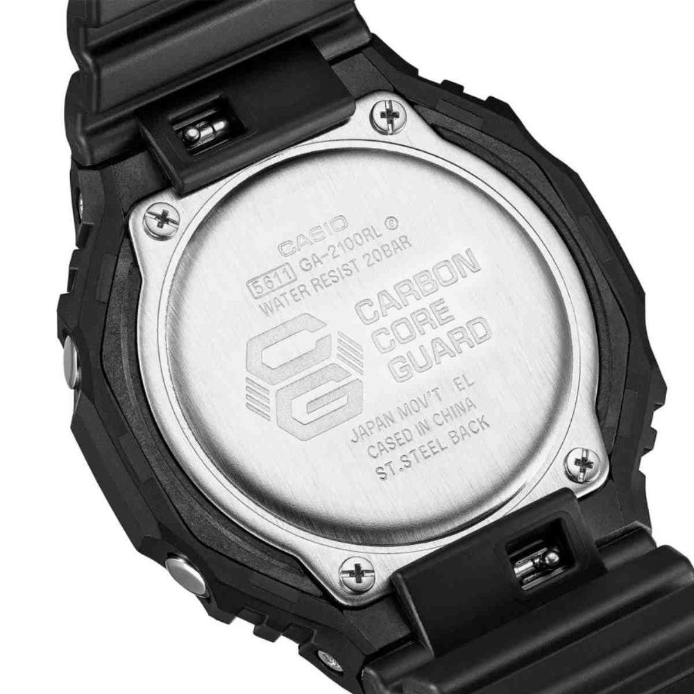 Relógio G-Shock Carbon Core Guard Preto GA-2100RL-1ADR Preto 5