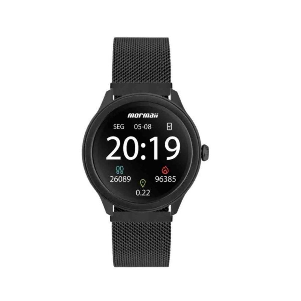 Relógio Smartwatch Mormaii Life Ultra Preto Unissex MOLIFEURAE/7P 