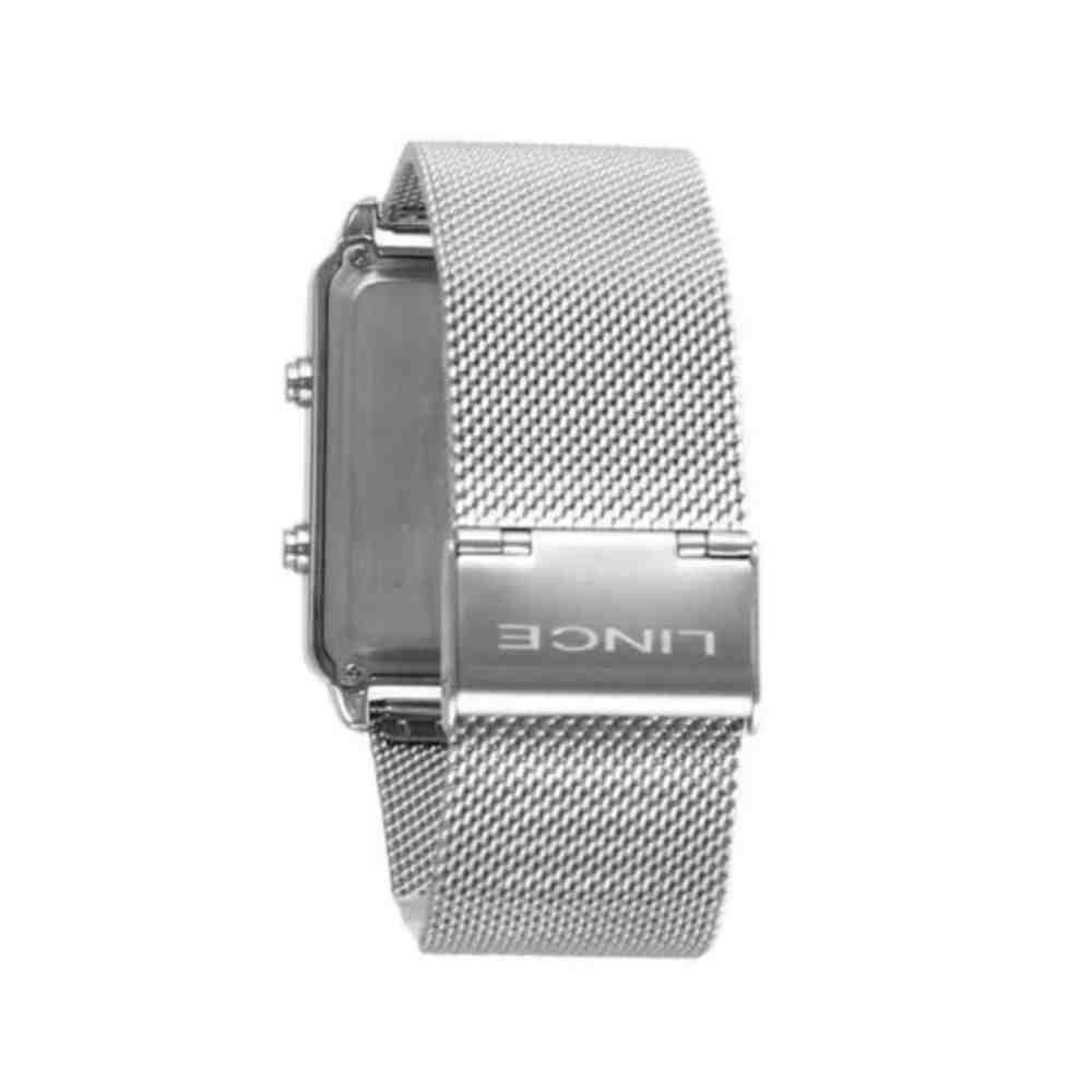 Relógio Lince Led Prata Feminino MDM4596L PXSX Prata 2