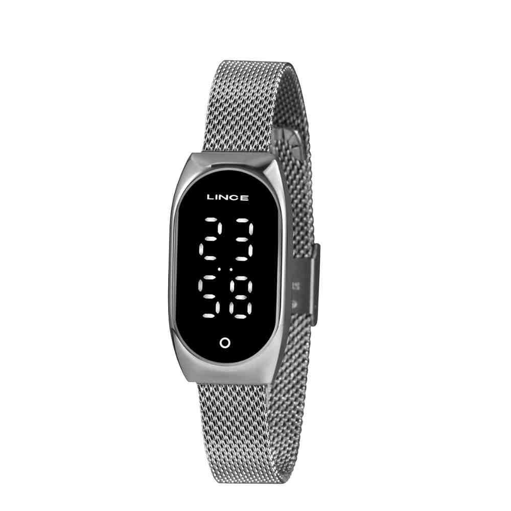 Relógio Lince Led Prata Feminino LDM4642L PXSX