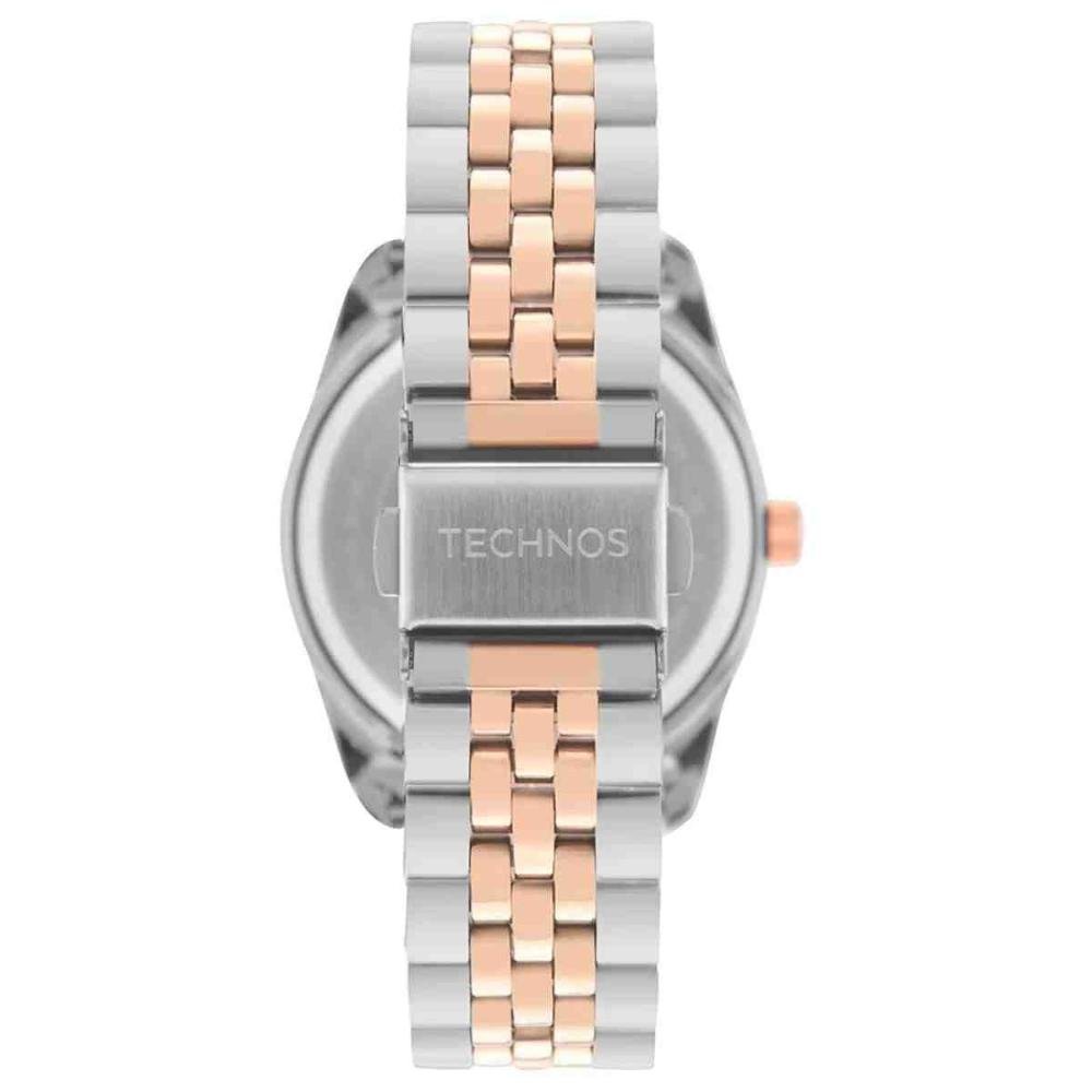 Relógio Technos Automático Day-Date Bicolor 6T51AD/1K Prata/Bronze 2