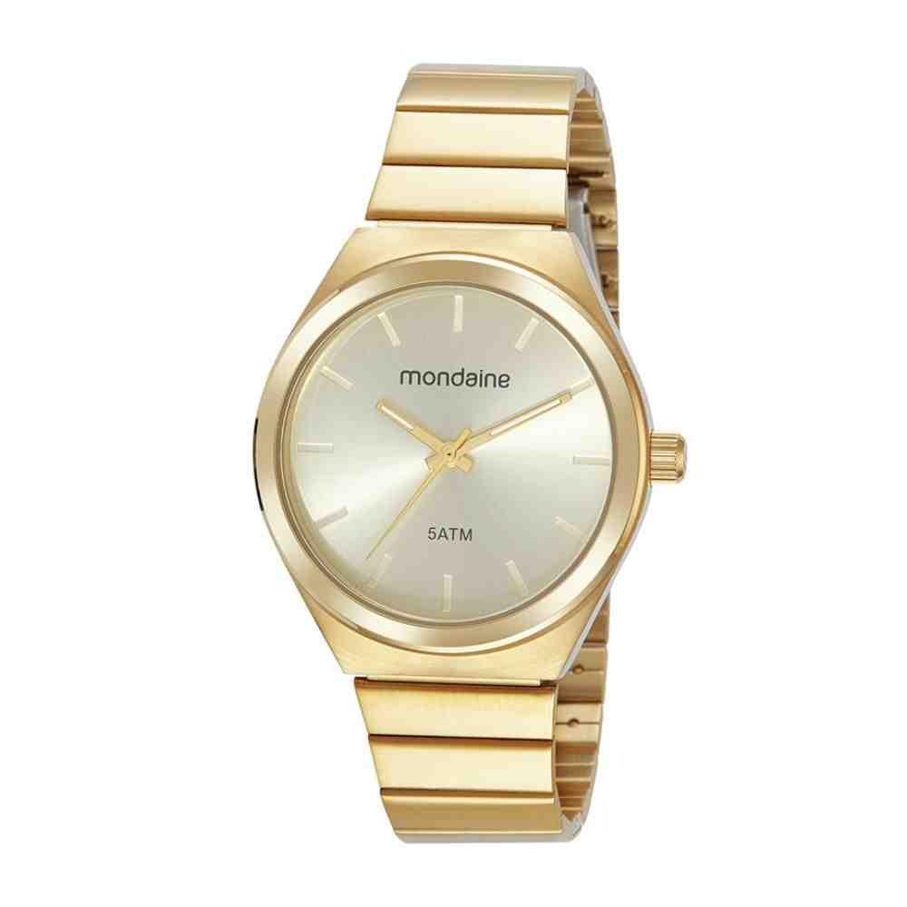 Relógio Mondaine Dourado Feminino 99619LPMVDA1