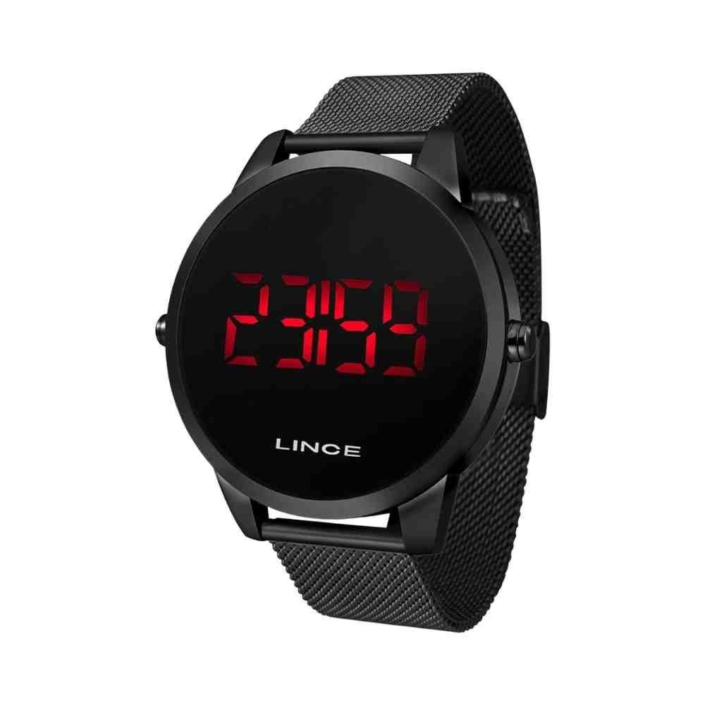 Relógio Lince LED Preto MDN4586L PXPX Preto 3
