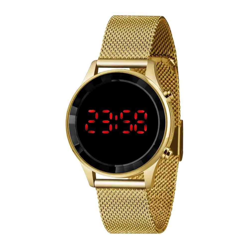 Relógio Lince LED Dourado Feminino LDG4647L PXKX