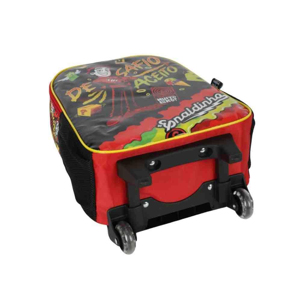 Kit Mochila+Lancheira Luxcel Enaldinho Preto IC41102UP0600U Preto 5